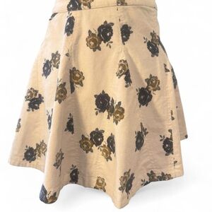 Free People white Floral Mini Skirt